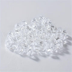 4mm Rhombus Glass Crystal Loose Beads DIY Jewelry Accessories