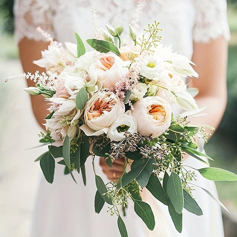 Foam Flower Handle Bouquet Holder Set