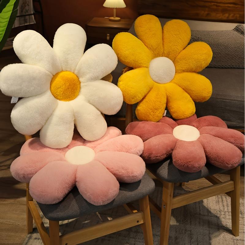 89in Lovely Flower Plush Cushion Room Decor Sunflower Pillow Bay Window