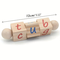 Alphabet Spelling Blocks Montessori Sorting Toy