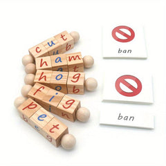 Alphabet Spelling Blocks Montessori Sorting Toy