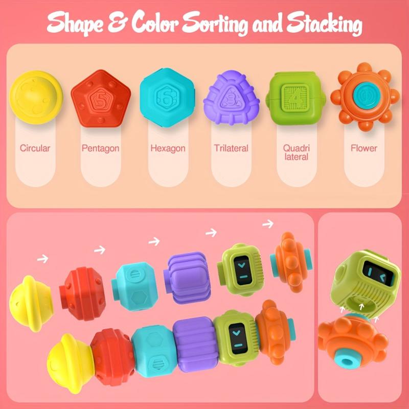 Shape Classification Cube Toy For 6 Months Baby