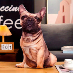 3D Cartoon Dog Throw Pillows - Home Decor & Toy