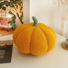 Halloween Stuffed Pumpkin Plush Toy 3D Shape Decoration Thanksgiving Pillow