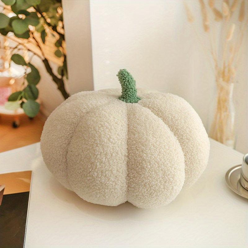 Halloween Stuffed Pumpkin Plush Toy 3D Shape Decoration Thanksgiving Pillow