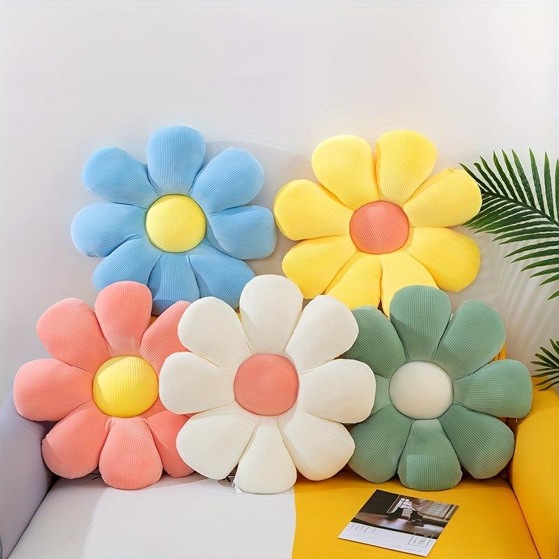 Flower Plush Toy Cushion Seat Pad for Room Decor