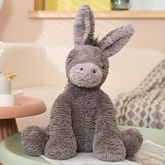 Little Fur Donkey Doll Plush Toy 9 1in 15 7in Gift Halloween