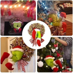 Christmas Garland Christmas Thief Garland Front Door Decoration