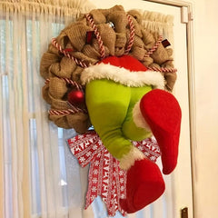 Christmas Garland Christmas Thief Garland Front Door Decoration