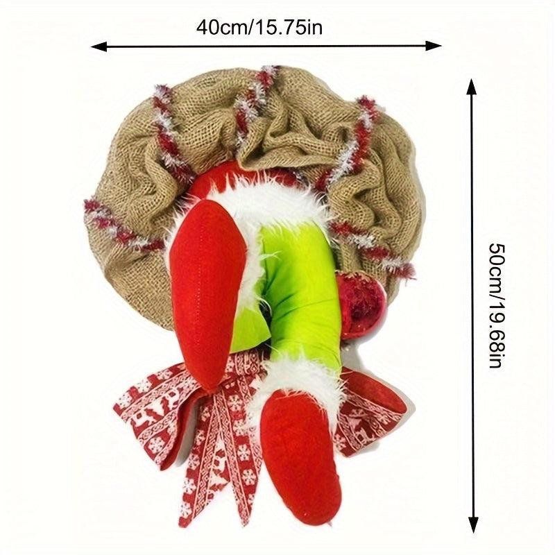 Christmas Garland Christmas Thief Garland Front Door Decoration