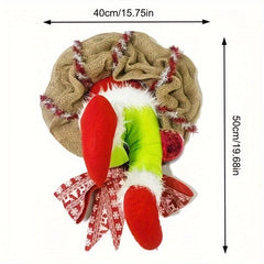 Christmas Garland Christmas Thief Garland Front Door Decoration