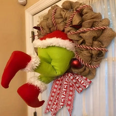 Christmas Garland Christmas Thief Garland Front Door Decoration