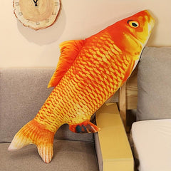 16in 3D Fish Pillow Cat Toy Funny Decoration Gift