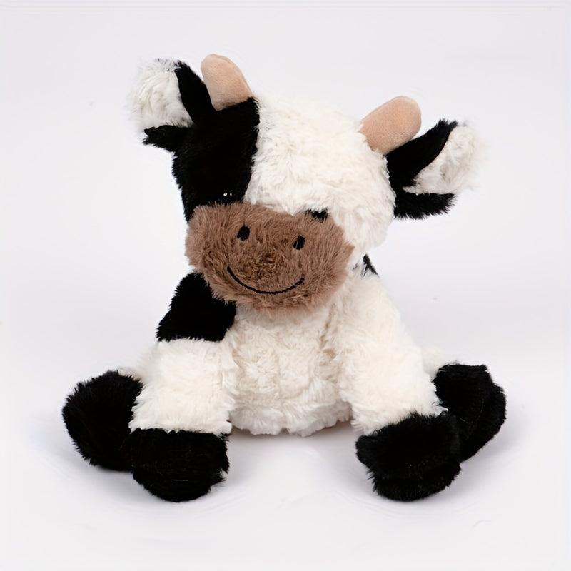 9.8in Sitting Cow Plush Toy - Perfect Gift for Kids