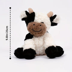 9.8in Sitting Cow Plush Toy - Perfect Gift for Kids