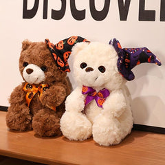 Halloween Teddy Bear Doll with Hat and Bow Tie