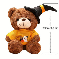 Halloween Teddy Bear Doll with Hat and Bow Tie