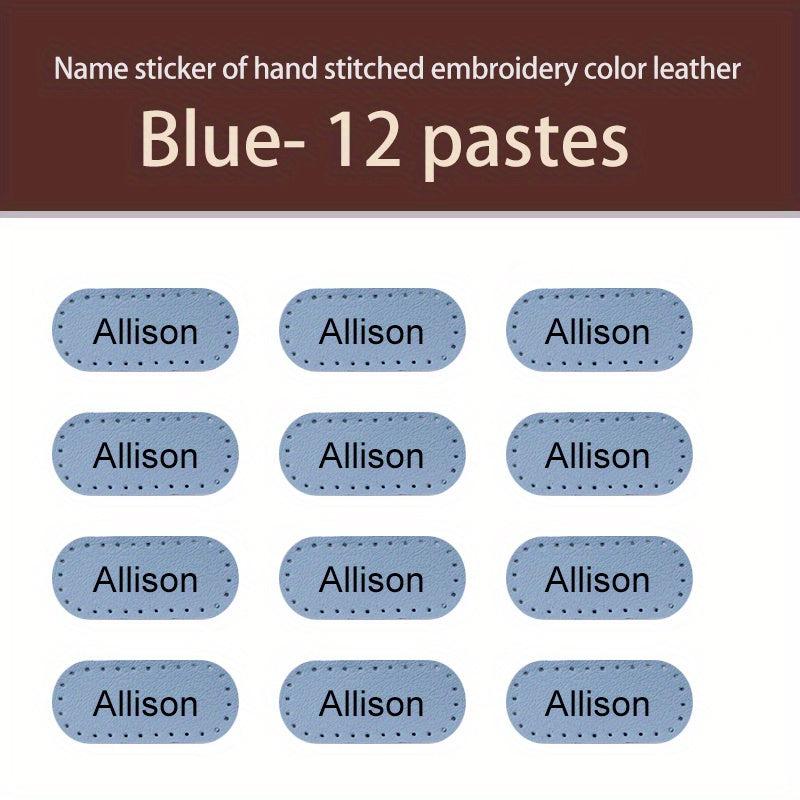 Custom Cloth Name Sticker Iron On Waterproof Transfer Label