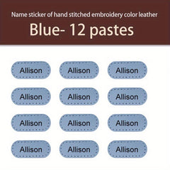 Custom Cloth Name Sticker Iron On Waterproof Transfer Label