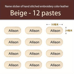 Custom Cloth Name Sticker Iron On Waterproof Transfer Label