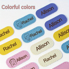Custom Cloth Name Sticker Iron On Waterproof Transfer Label