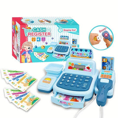 Kids Supermarket Cash Register Set Pretend Play Toy
