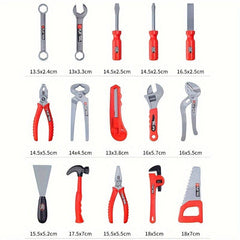 Toolbox Set Simulation Repair Tools Screwdriver Repair Toys