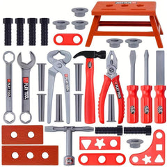 Toolbox Set Simulation Repair Tools Screwdriver Repair Toys