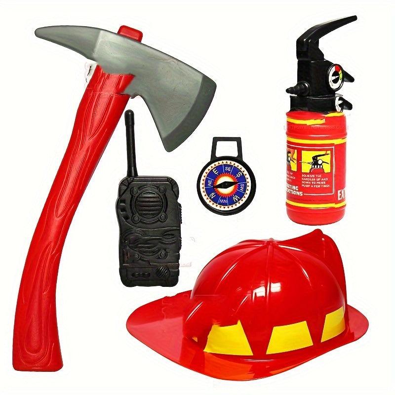 Firefighter Helmet Set Pretend Play Toy Role playing Firefighter