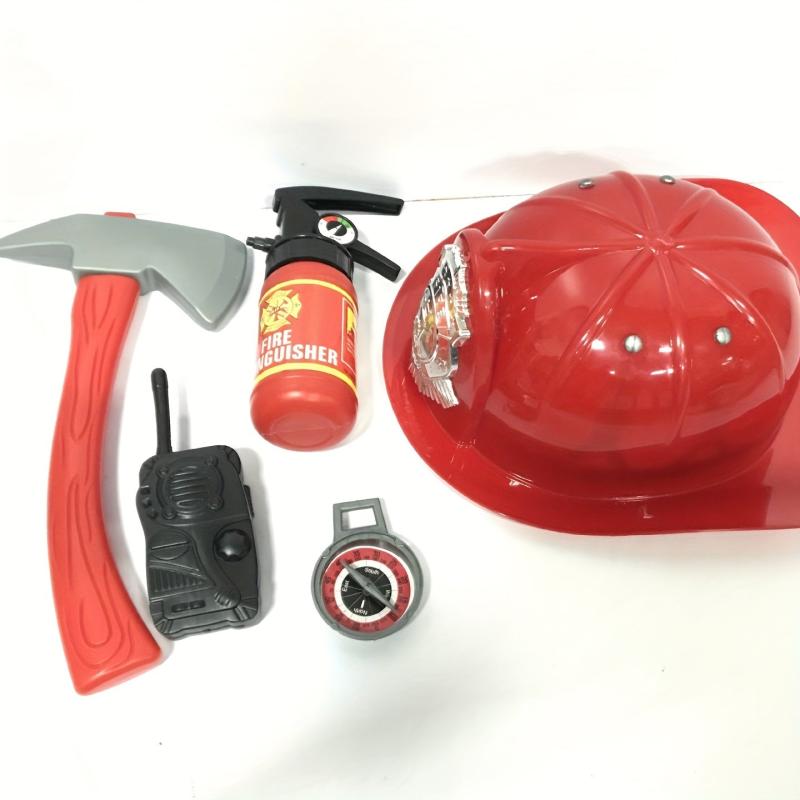 Firefighter Helmet Set Pretend Play Toy Role playing Firefighter