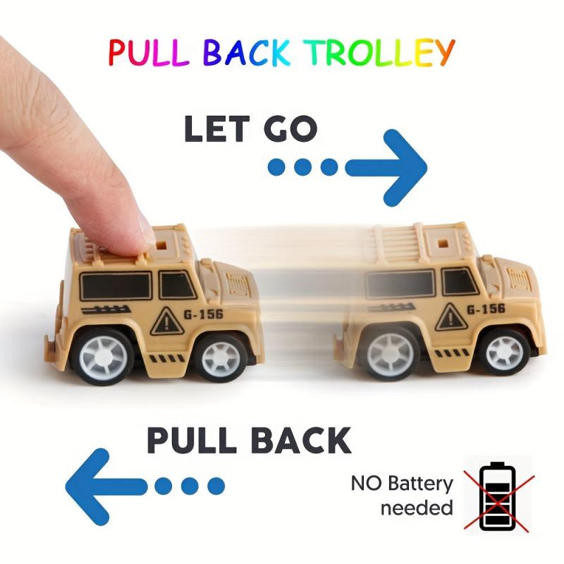 Boys Pull Back Car Countdown Calendar