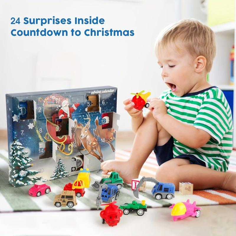 Boys Pull Back Car Countdown Calendar