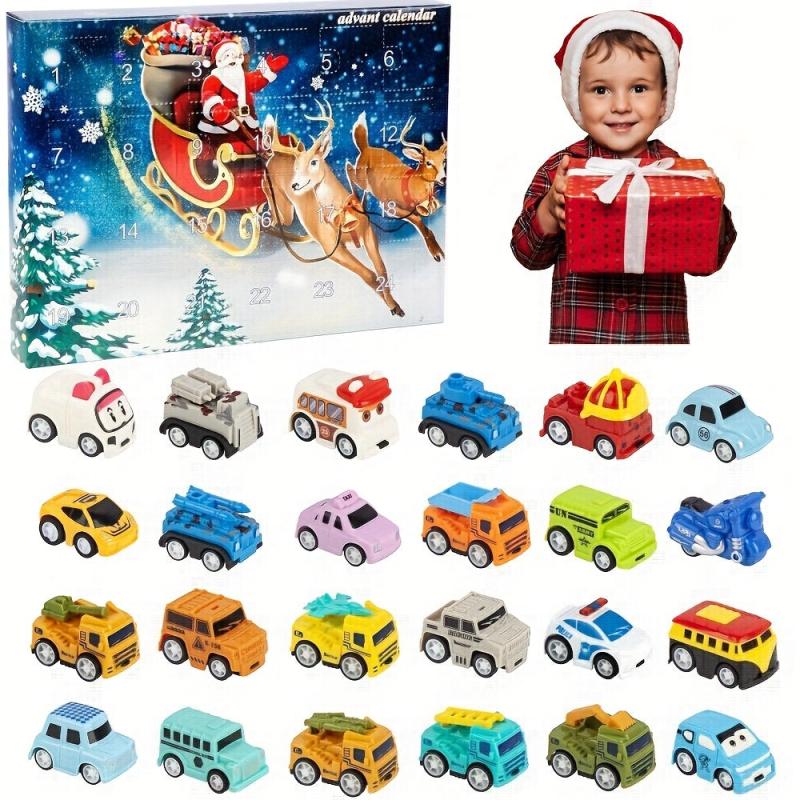 Boys Pull Back Car Countdown Calendar