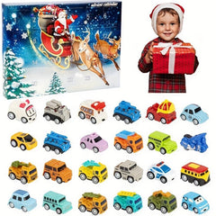 Boys Pull Back Car Countdown Calendar