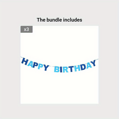 Colorful Rainbow Felt Banner for Birthday Parties