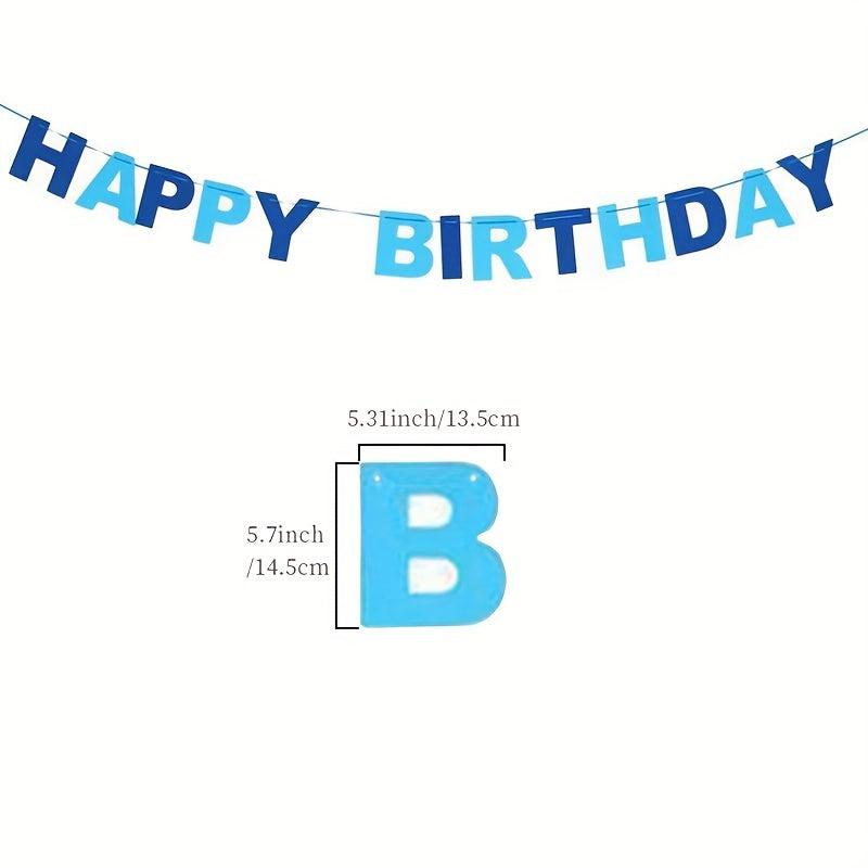Colorful Rainbow Felt Banner for Birthday Parties