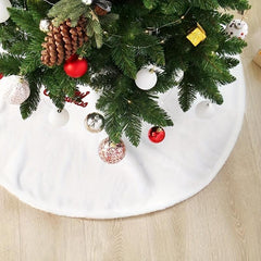 1pc Plush Christmas Tree Skirt Decoration