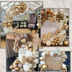 164pcs Brown Balloons Garland Arch Kit for Baby Shower
