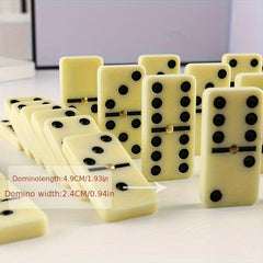 28pcs Dominoes Card Chess Board Game Toys PVC Storage Box
