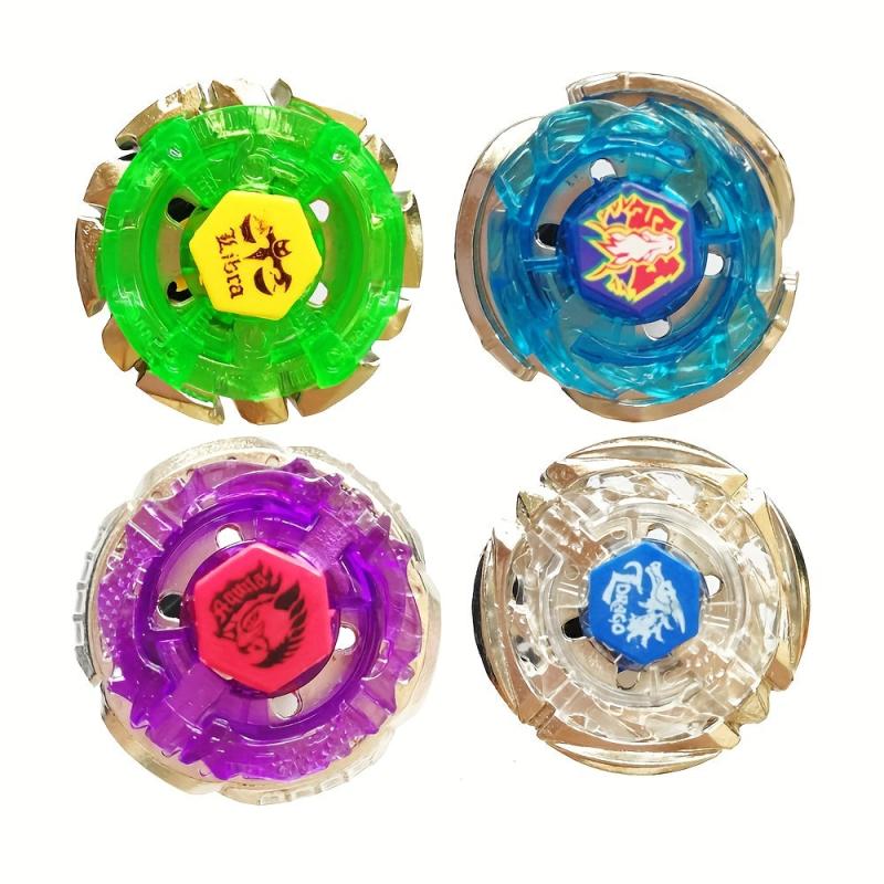 Boxed Spinning Tops Toy with Random Parts Colors