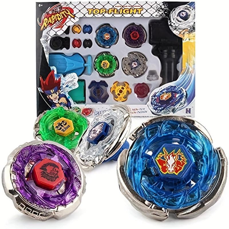 Boxed Spinning Tops Toy with Random Parts Colors