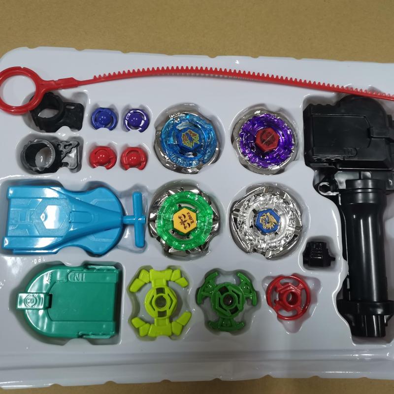 Boxed Spinning Tops Toy with Random Parts Colors