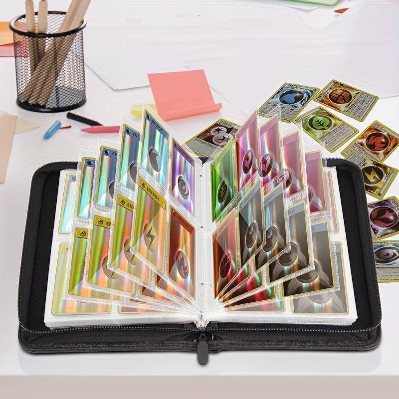 4 Grid 400 Card Slot Organizer Box for Trading Cards