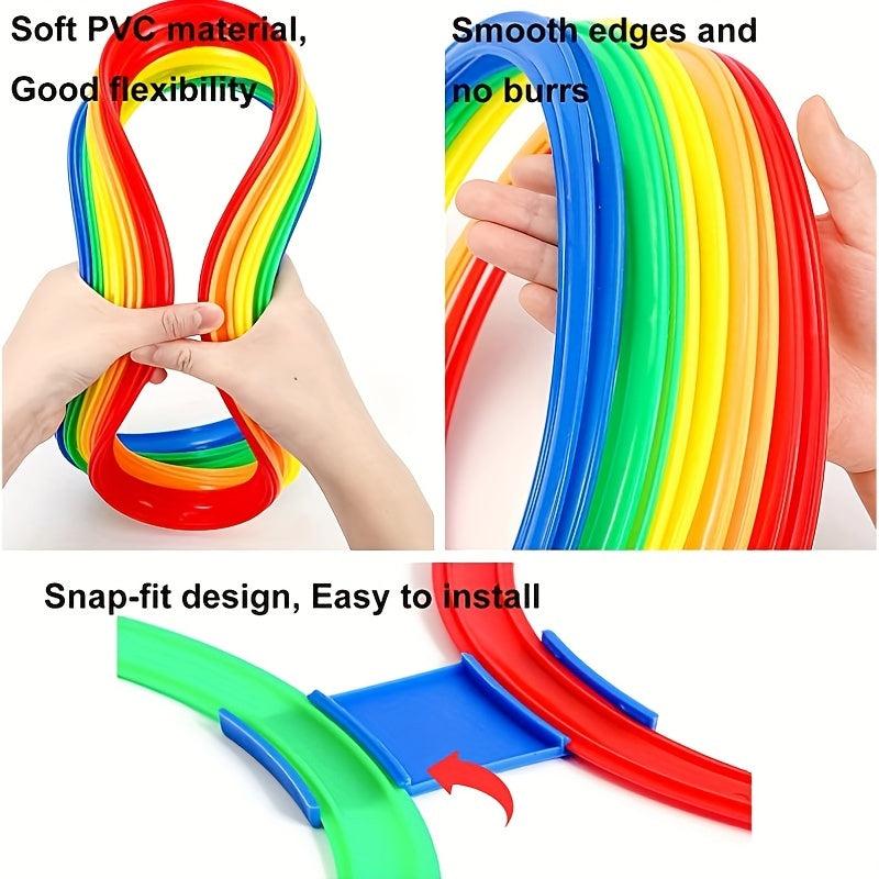 5pcs Hopscotch Circular Set Outdoor Indoor Obstacle Course Playground