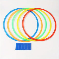 5pcs Hopscotch Circular Set Outdoor Indoor Obstacle Course Playground