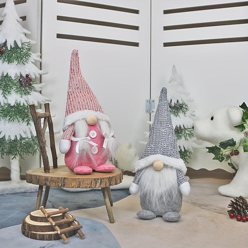 Christmas Gnome Doll Xmas Decoration Faceless Elderly Long Legged Doll
