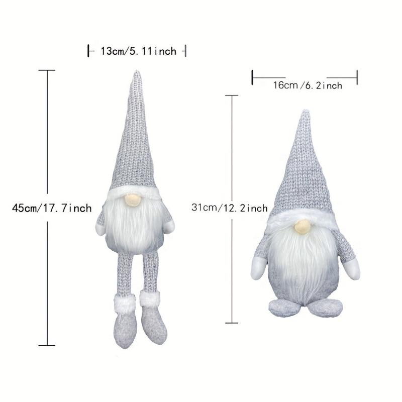 Christmas Gnome Doll Xmas Decoration Faceless Elderly Long Legged Doll