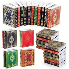 2pcs Mini Paper Books Dollhouse Furniture Decor