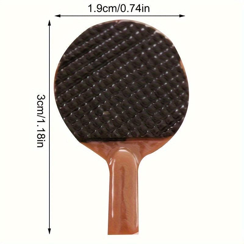 Mini Table Tennis Racket Dollhouse Scene Decoration
