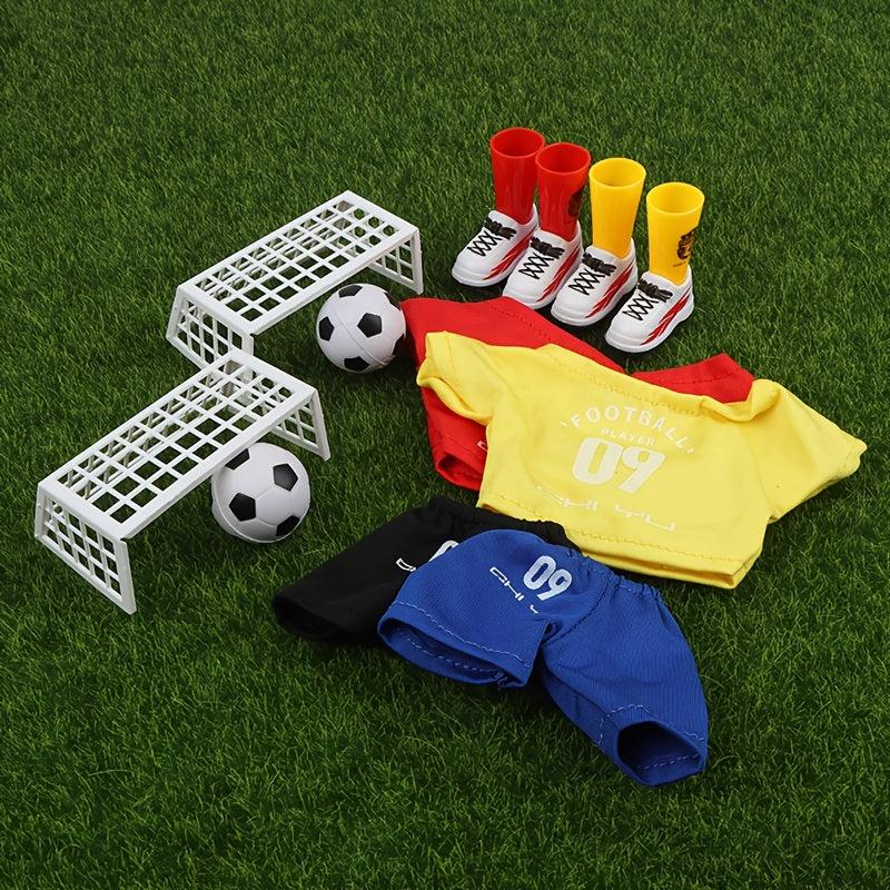 Dollhouse Mini Finger Football Set Shoe Support